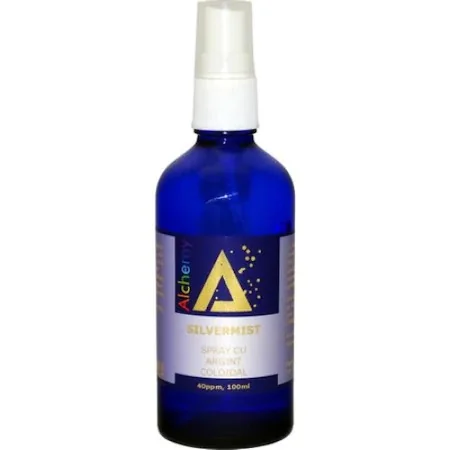 Pulverizator spray cu argint coloidal Silver Mist Mini 40ppm, 100ml, Alchemy 