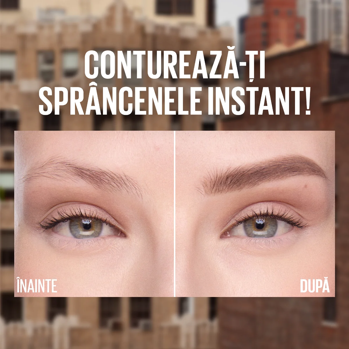 Creion pentru sprancene Brow Shaper Nr. 03 Soft Brown, 1g, Maybelline