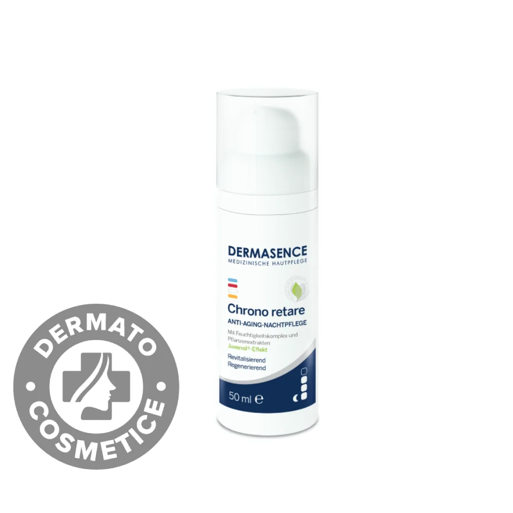 Crema de noapte anti-aging regeneratoare pentru ten matur Chrono Retare 50+, 50ml, Dermasence