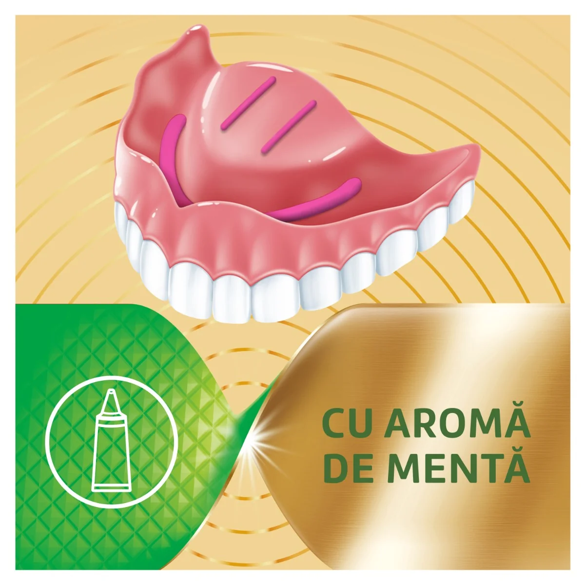 Crema adeziva pentru proteza dentara Max Fixare + Mentol, 40g, Corega