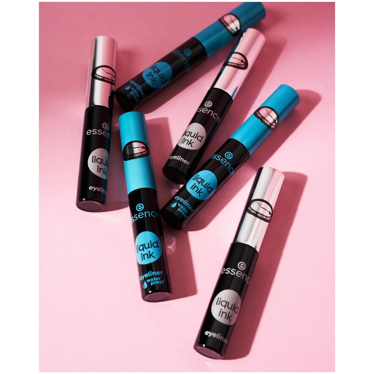 Tus de ochi rezistent la apa liquid ink eyeliner waterproof 01, 3ml, Essence