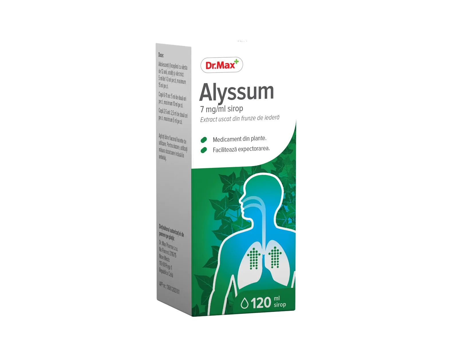 Dr.Max Alyssum 7mg/ml sirop, 120ml