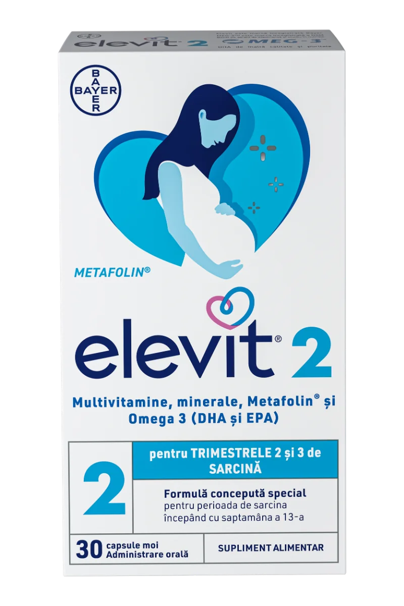 Elevit 2, 30 capsule moi, Bayer