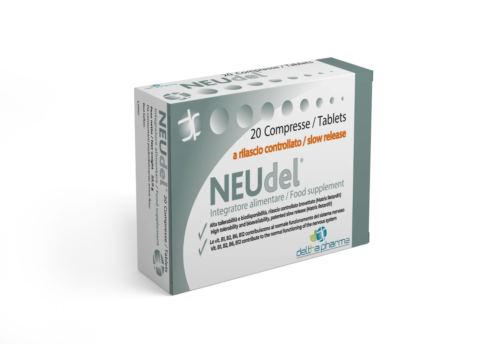 Neudel pentru sustinerea functiei nervoase, 20 tablete, Novo Pharma