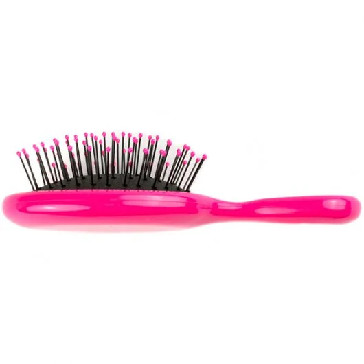 Mini perie de par roz, 1 bucata, Wet Brush