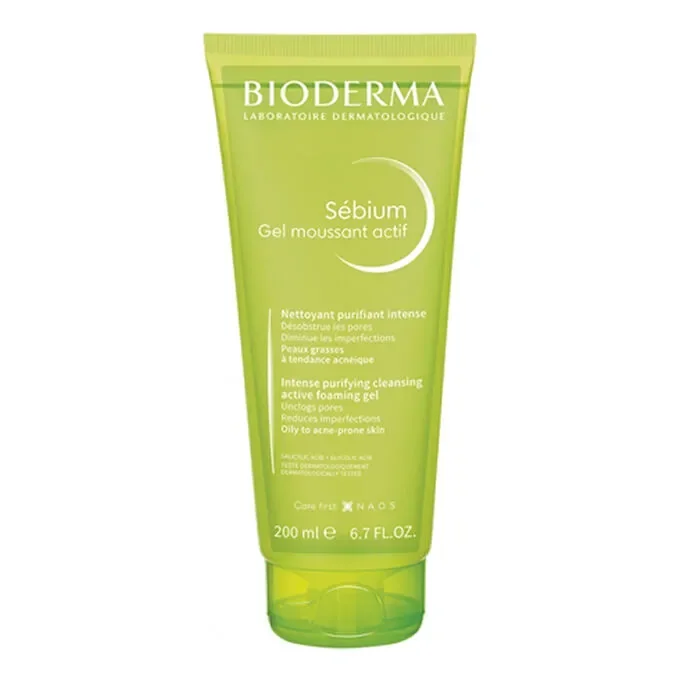 Gel spumant activ Sebium, 200ml, Bioderma