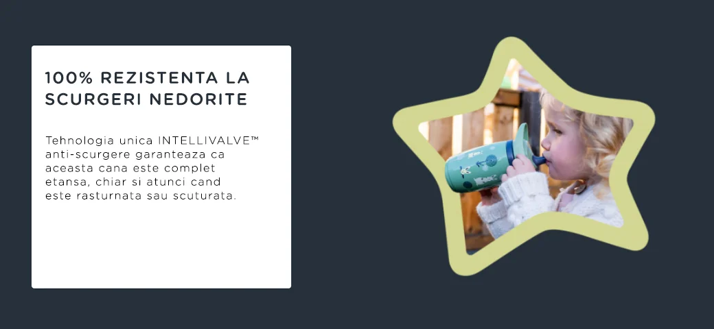 Cana Sportee izoterma cu protectie Bacshiled™ pentru +12 luni Verde, 266ml, Tommee Tippee 