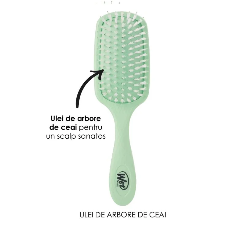 Perie de par infuzata cu ulei de arbore de ceai, 1 bucata, Wet Brush