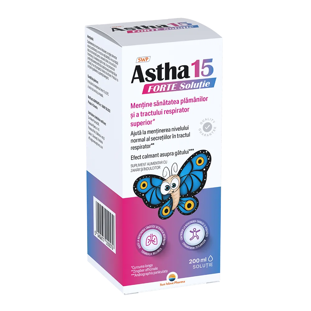 Sirop Astha 15 Forte, 200ml, Sun Wave Pharma