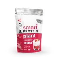 Pudra de proteine vegetale cu aroma de capsuni si frisca Smart Protein Plant, 500g, PhD