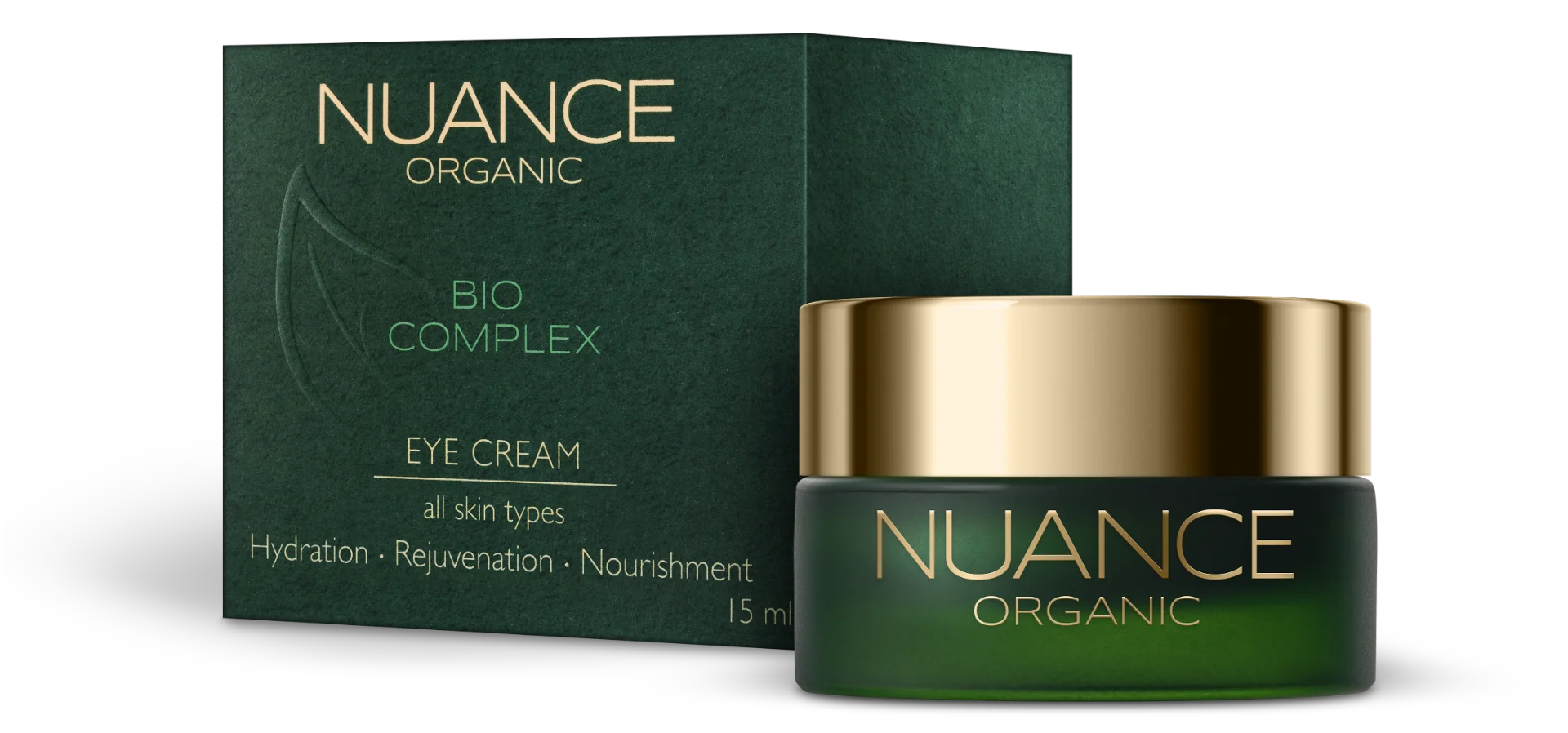 Crema de ochi Organic, 15ml, Nuance