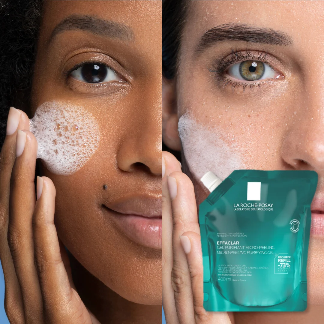 Rezerva de reincarcare Gel Purifiant Micro-Exfoliant Effaclar, 400ml, La Roche-Posay