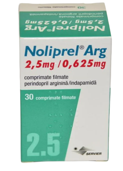 Noliprel ARG 2.5mg/0.625mg, 30 comprimate filmate, Servier