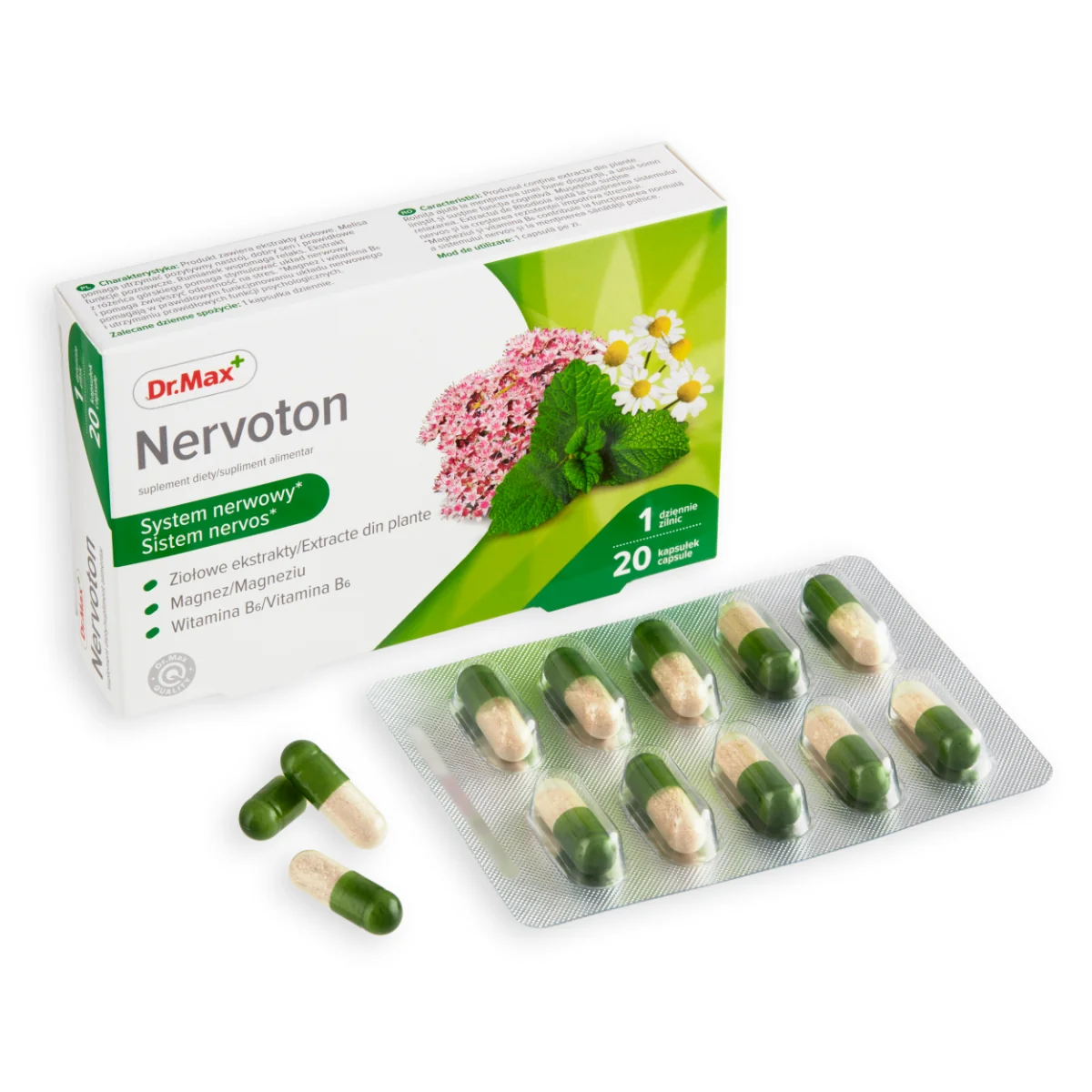 Dr. Max Nervoton, 20 capsule