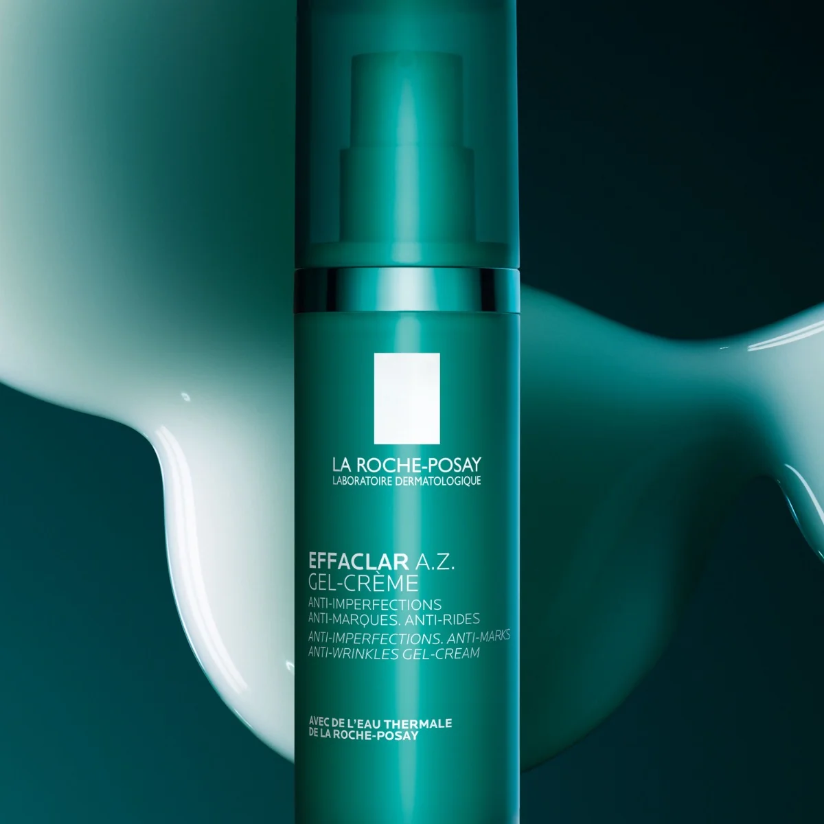 Gel-crema cu o textura usoara si o eficacitate dubla asupra imperfectiunilor si semnelor de imbatranire Effaclar A.Z., 40ml, La Roche-Posay