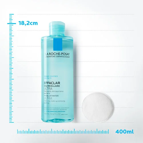 Apa micelara pentru ten gras cu tendinta acneica Ultra, 400ml, La Roche-Posay