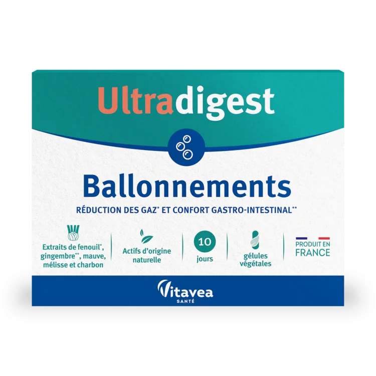 Ultradigest Ballonnements, 30 capsule, Vitavea