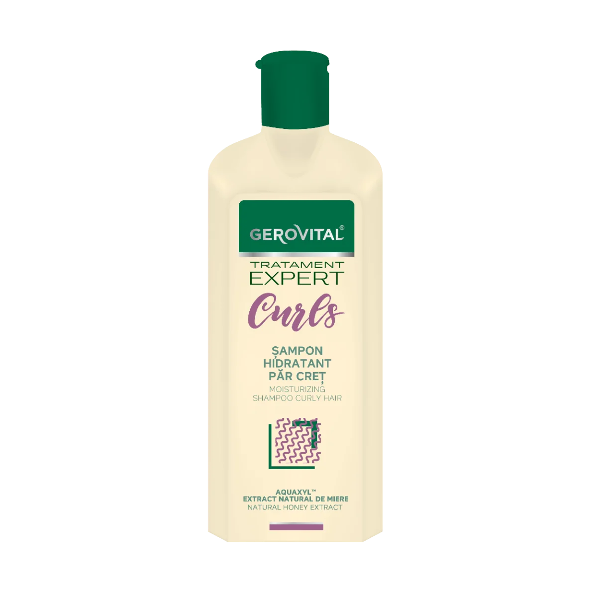 Sampon hidratant pentru par cret Tratament Expert, 250ml, Gerovital