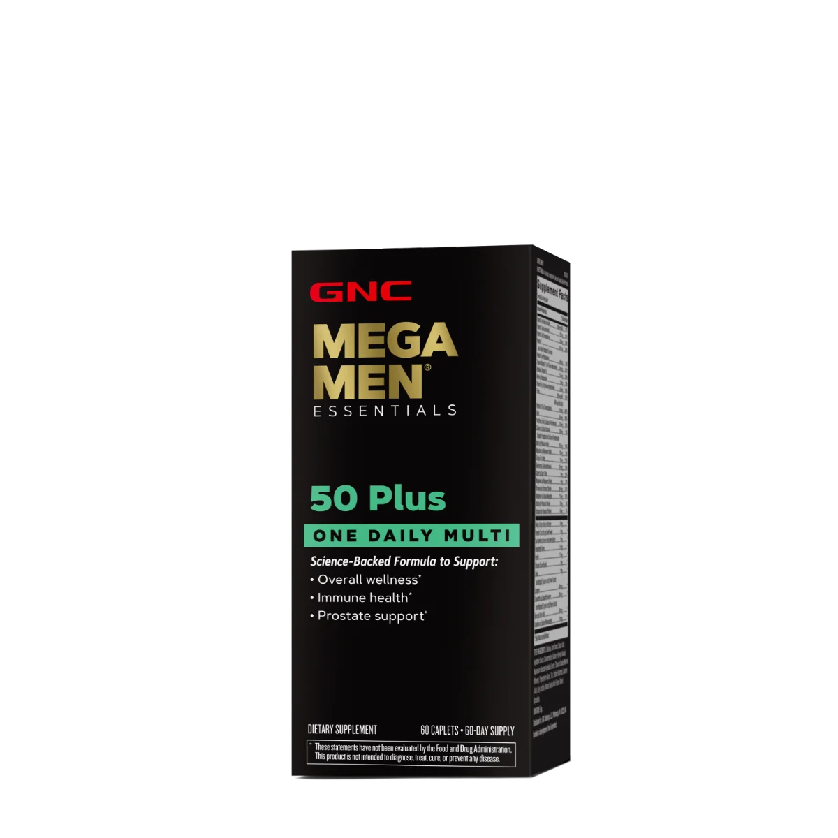 Complex de Multivitamine pentru barbati Mega Men 50 Plus One Daily, 60 tablete, GNC