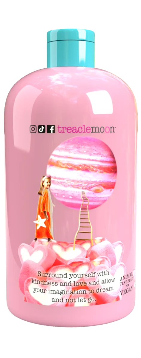 Gel de dus Marshmallow hearts, 500ml, Treaclemoon
