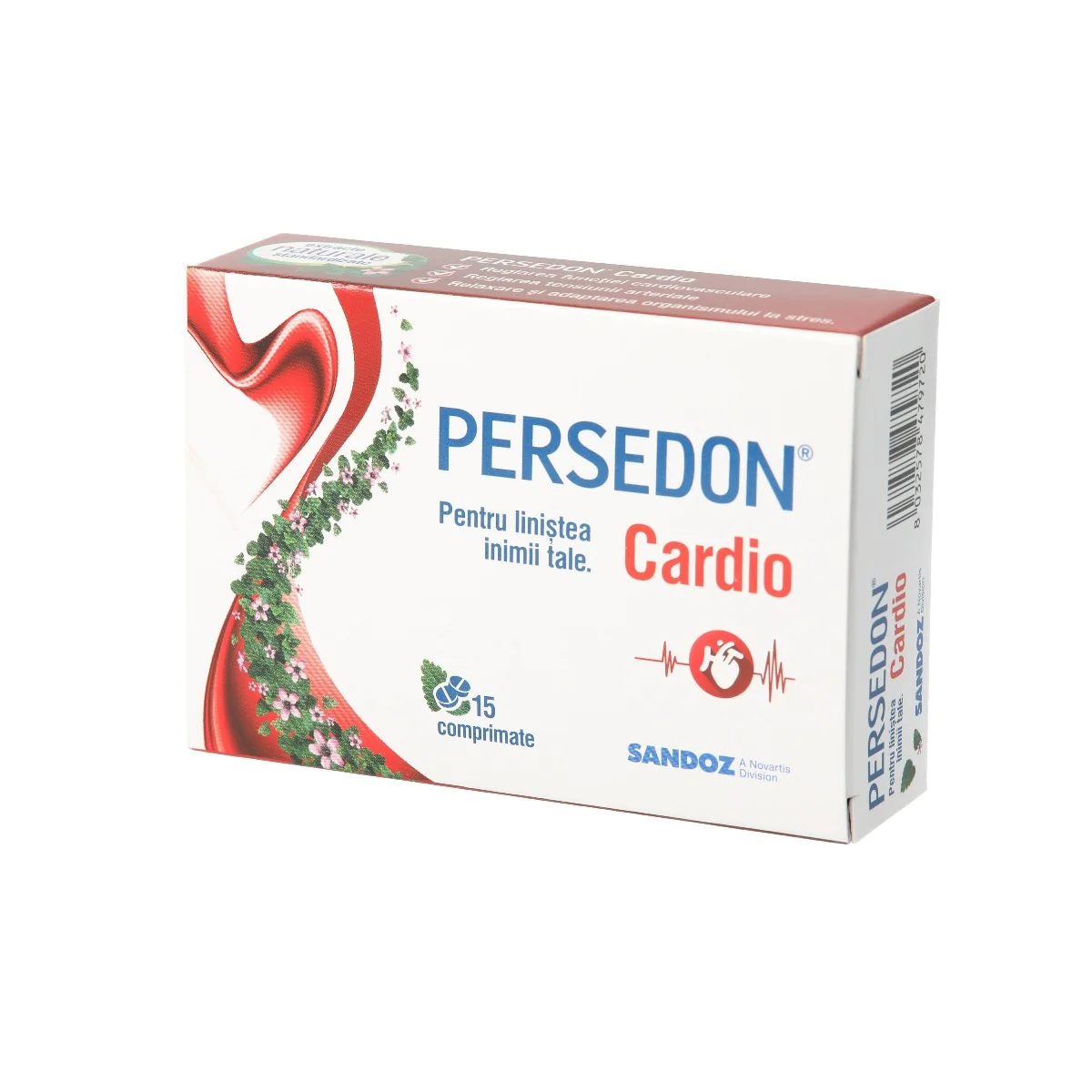 Persedon Cardio, 15 comprimate, Sandoz