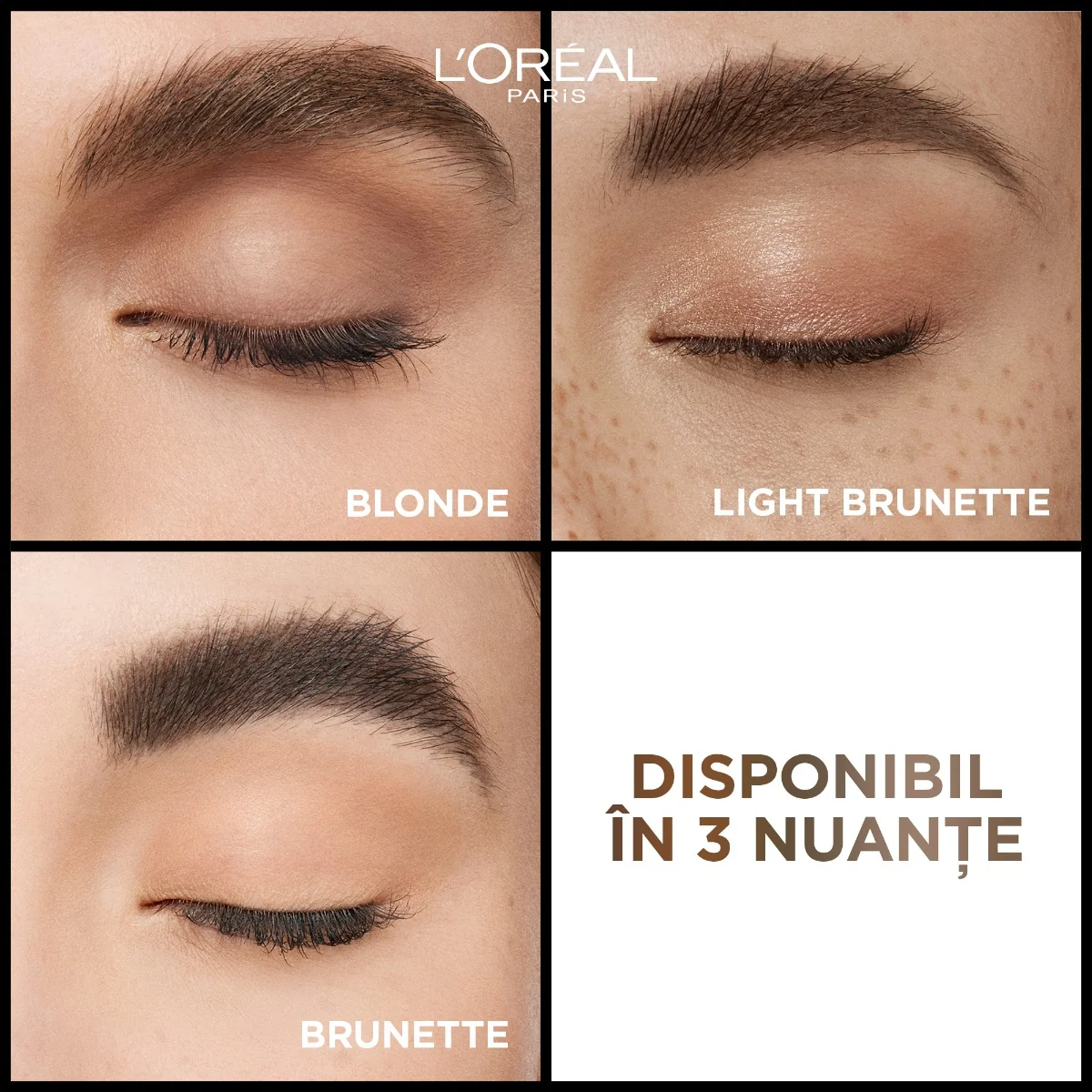 Mascara pentru sprancene cu efect de volum Infaillible 24H Blonde, 4.9ml, L'Oreal Paris