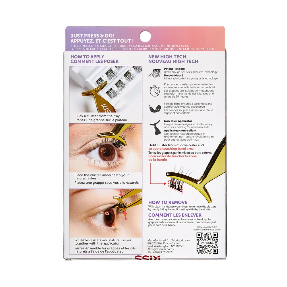 Kit pentru gene false imPress, Kiss