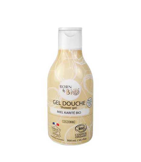 Gel de dus bio monoi tiare, 300ml, Born to Bio