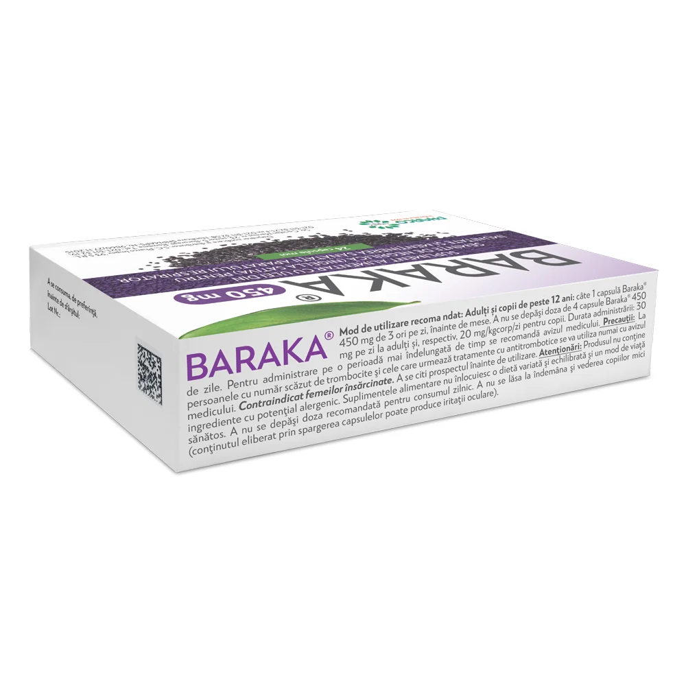 Baraka 450 mg, 24 capsule moi, Pharco
