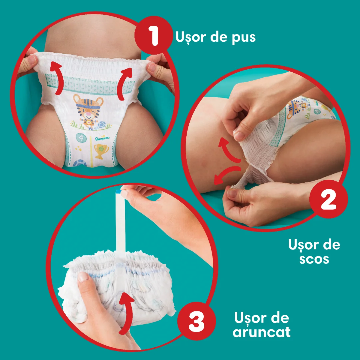 Scutece-chilotel Pants Marimea 6 Extra Large pentru 15+kg, 36 bucati, Pampers