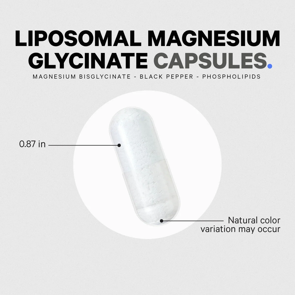 Magneziu glicinat liposomal, 120 capsule, Codeage