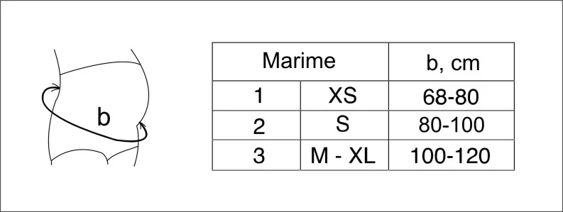 Centura elastica de sustinere pentru gravide Gerda marimea 2 (S) bej, 1 bucata, Tonus Elast