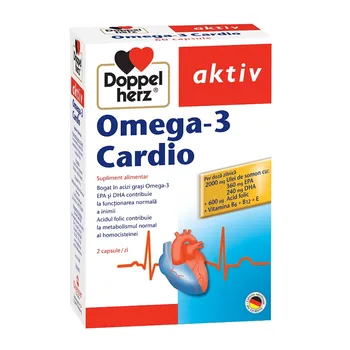 Omega-3 Cardio, 60 capsule, Doppelherz 
