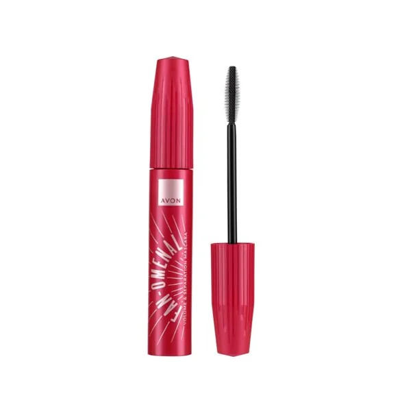 Mascara pentru volum si separare Fan-Omenal Blackest Black, 10ml, Avon