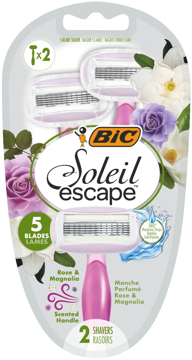 Pachet Aparat de ras Miss Soleil Escape, 2 bucati, BIC