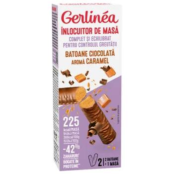 Mini pack batoane cu caramel, 62g, Gerlinea