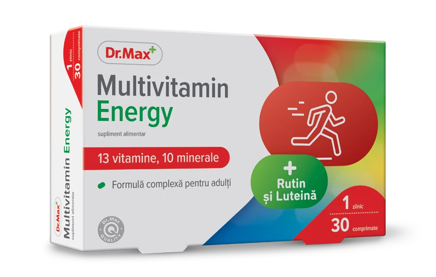 Dr. Max Multivitamin Energy, 30 comprimate