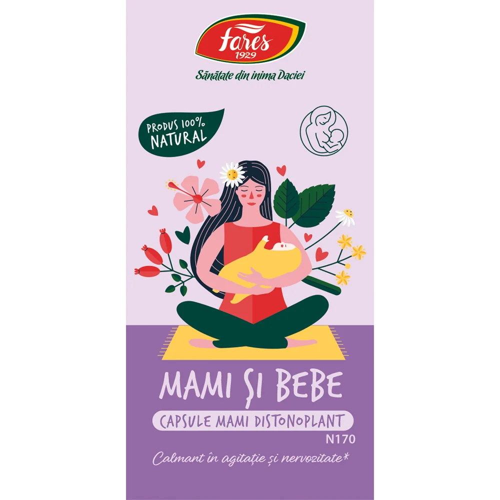 Distonoplant Mami si Bebe N170, 60 capsule, Fares