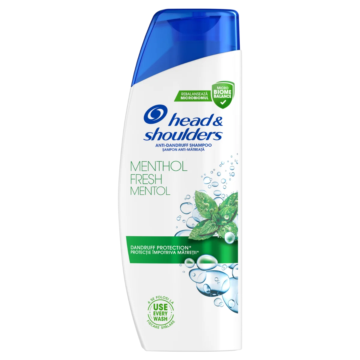 Sampon pentru orice tip de par anti-matreata Menthol Fresh, 250ml, Head & Shoulders