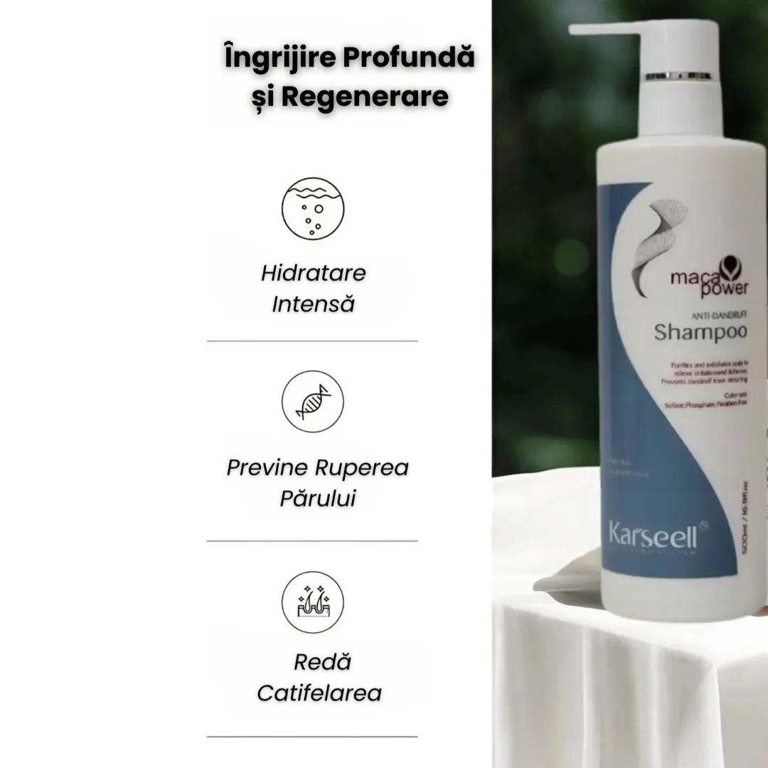 Sampon antimatreata Maca Essence, 500ml, Karseell
