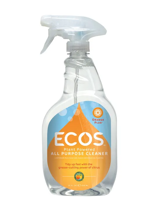 Detergent spray pentru suprafete cu portocala, 650ml, Ecos
