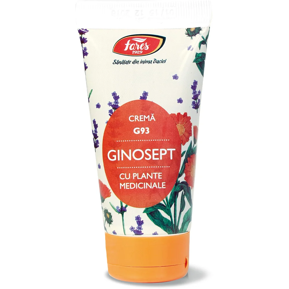 Ginosept crema cu plante medicinale, 50 ml, Fares
