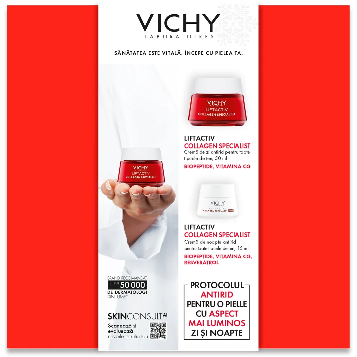 Pachet XMAS2022 Liftactiv Collagen Specialist, Vichy