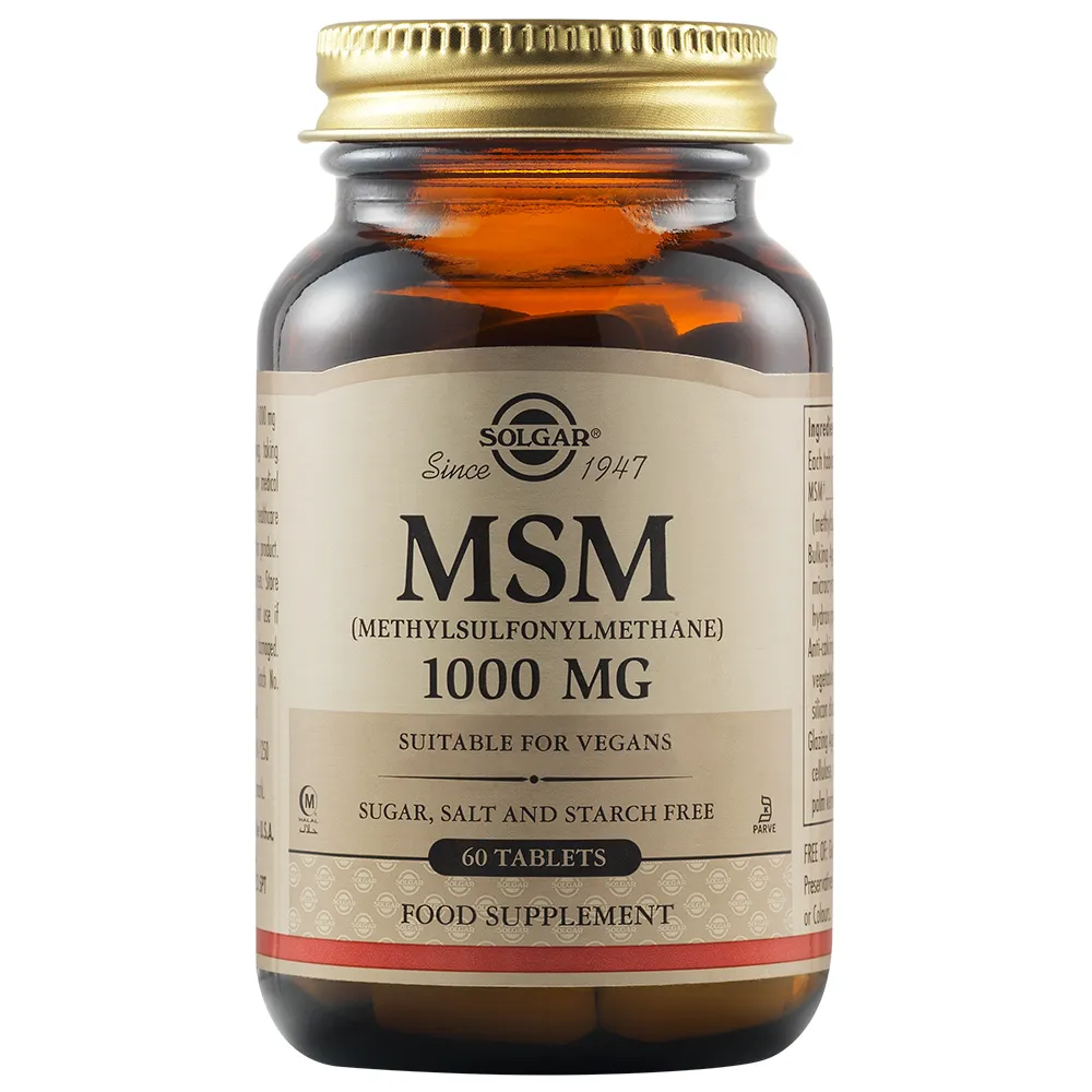 MSM 1000mg, 60 tablete, Solgar
