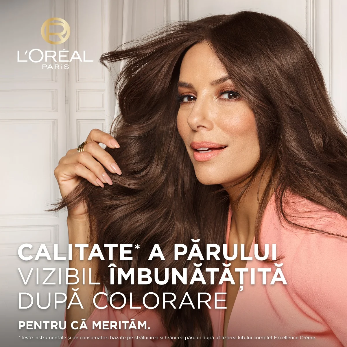 Vopsea de par permanenta Excellence Creme 7.43 Blond Aramiu, 192ml, L'Oreal Paris