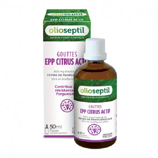 Olioseptil EPP-Citrus Actif, 50ml, Laboratoires Ineldea