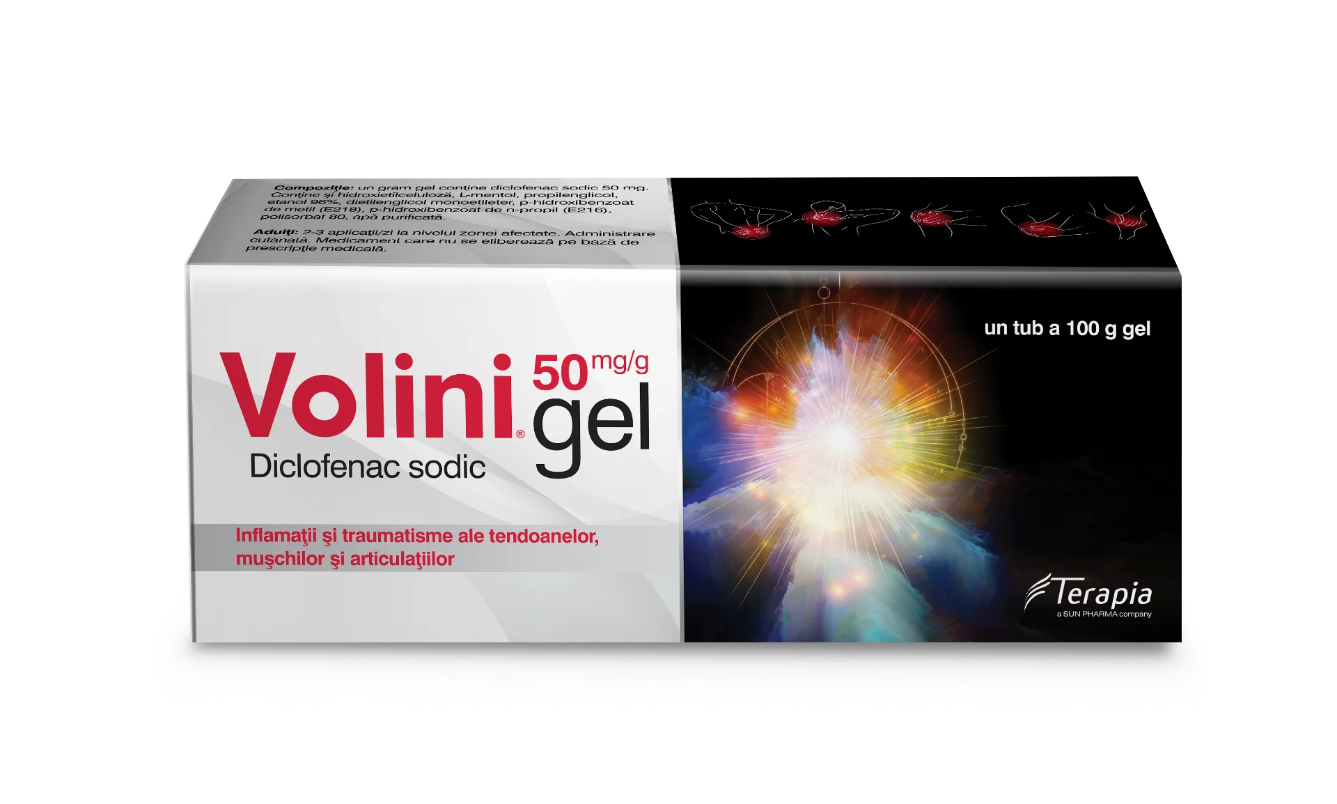 Volini 50 mg/g gel, 100g, Terapia