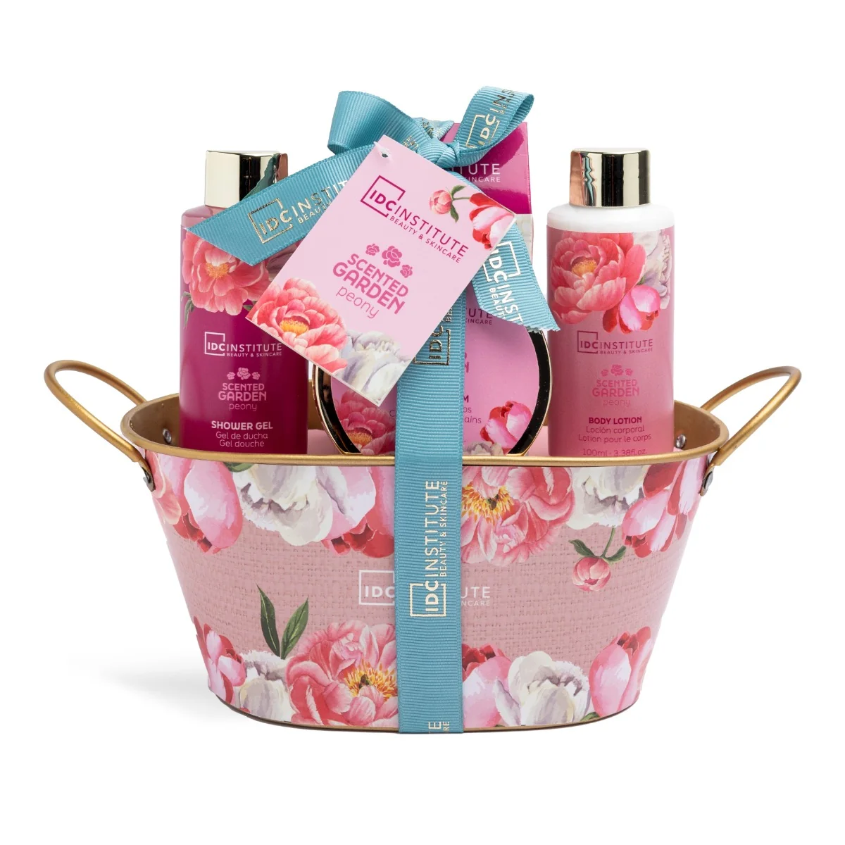 Pachet Scented Garden cu 4 piese si cutie metalica, IDC Institute