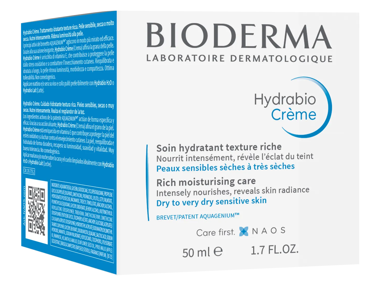 Crema hidratanta Hydrabio, 50ml, Bioderma 