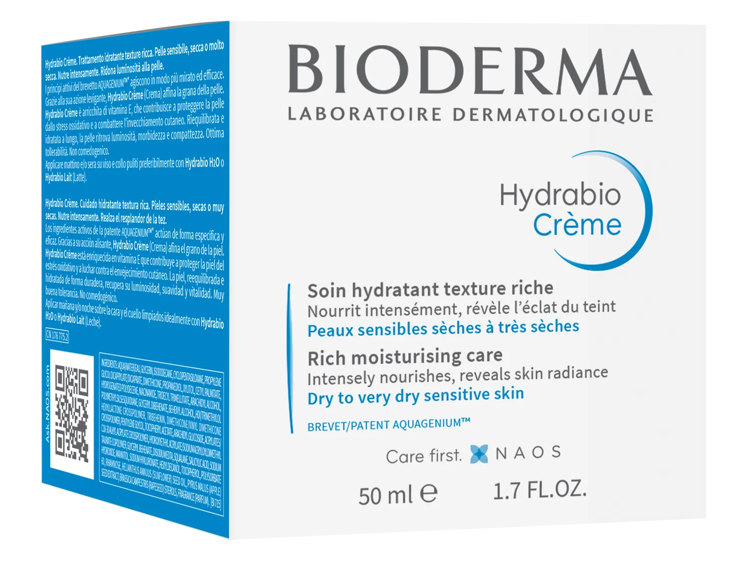Crema hidratanta Hydrabio, 50ml, Bioderma